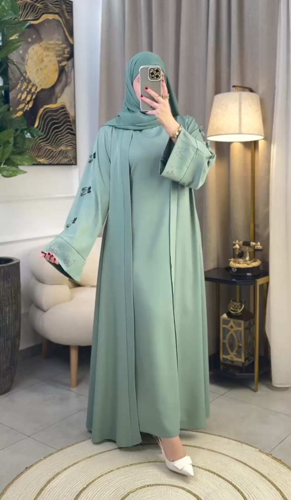 هميزة 2025: آخر صيحات العباية 2 بياس بأقل من ثمن الجملة😍