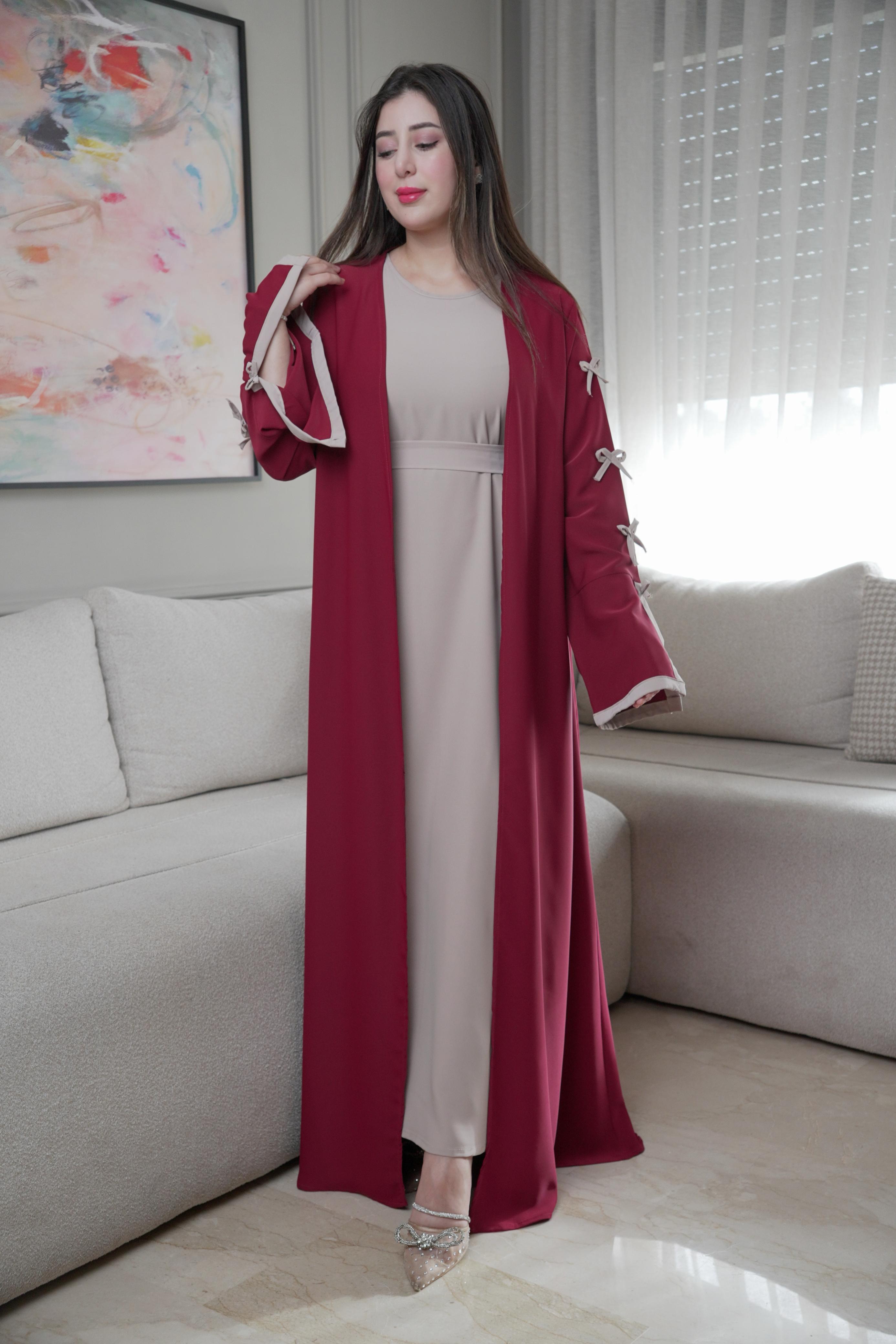 هميزة 2025: آخر صيحات العباية 2 بياس بأقل من ثمن الجملة😍