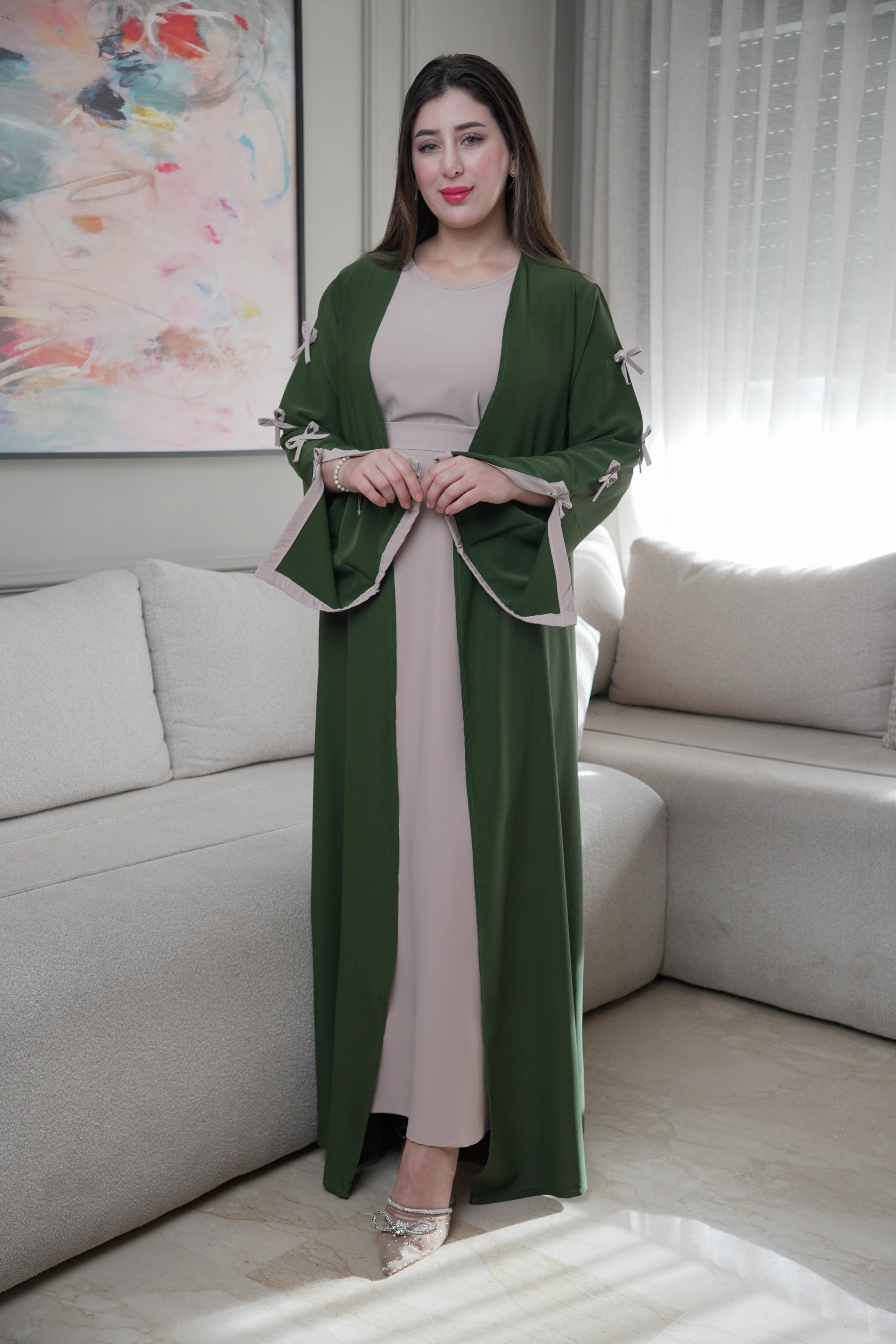 هميزة 2025: آخر صيحات العباية 2 بياس بأقل من ثمن الجملة😍