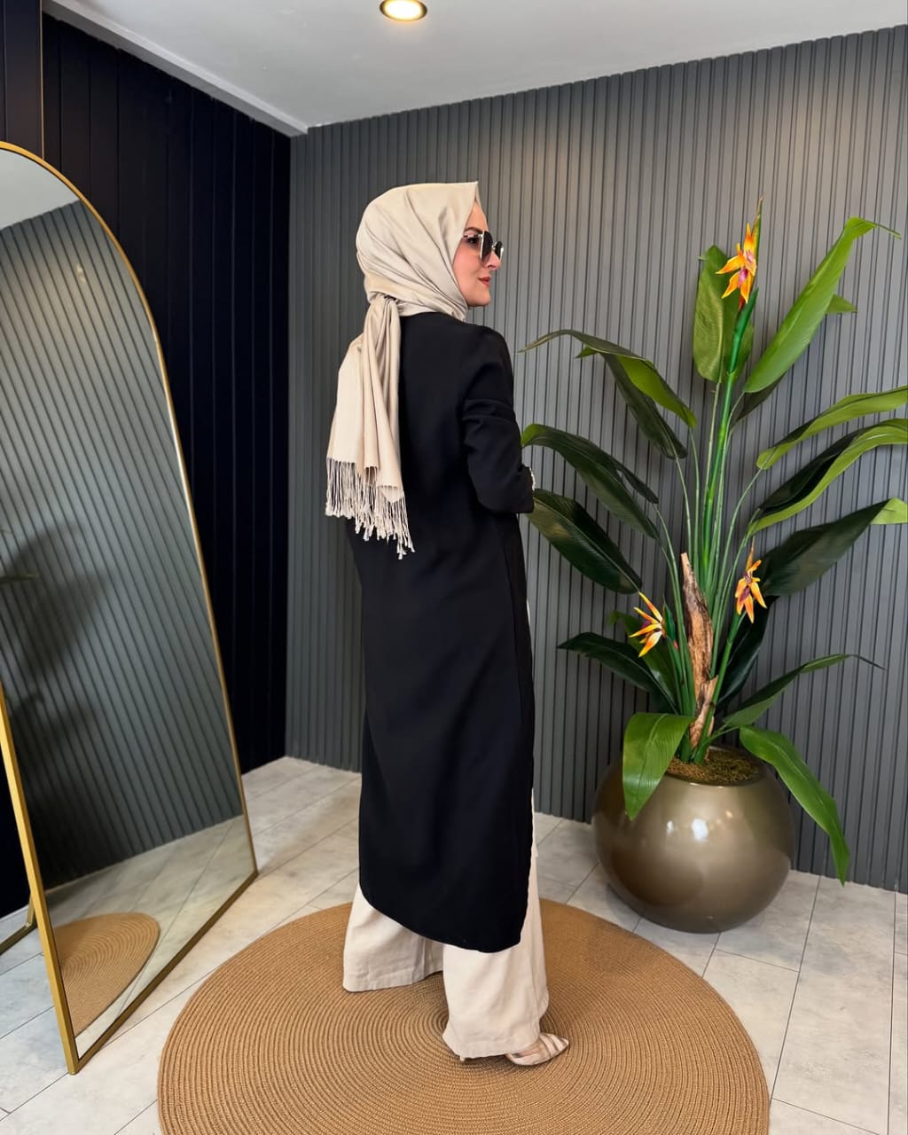 أنصومبل تركي 2 بياس ثوب كريب مكرش 2025