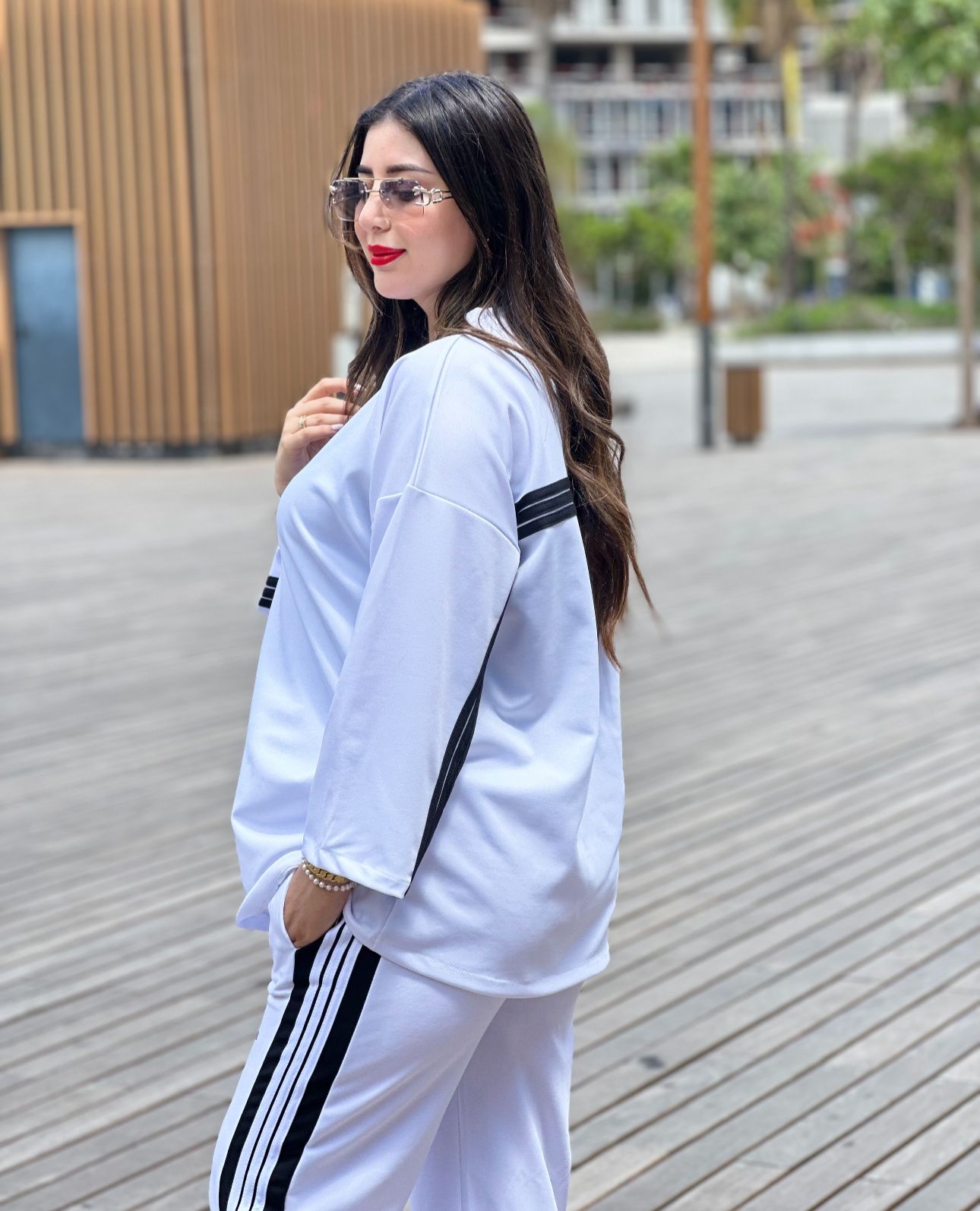 أنصومبل 2 بياس أديداس بثوب كريب سكوبا صيفي