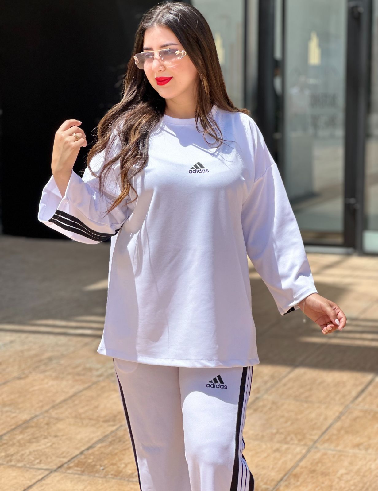 أنصومبل 2 بياس أديداس بثوب كريب سكوبا صيفي