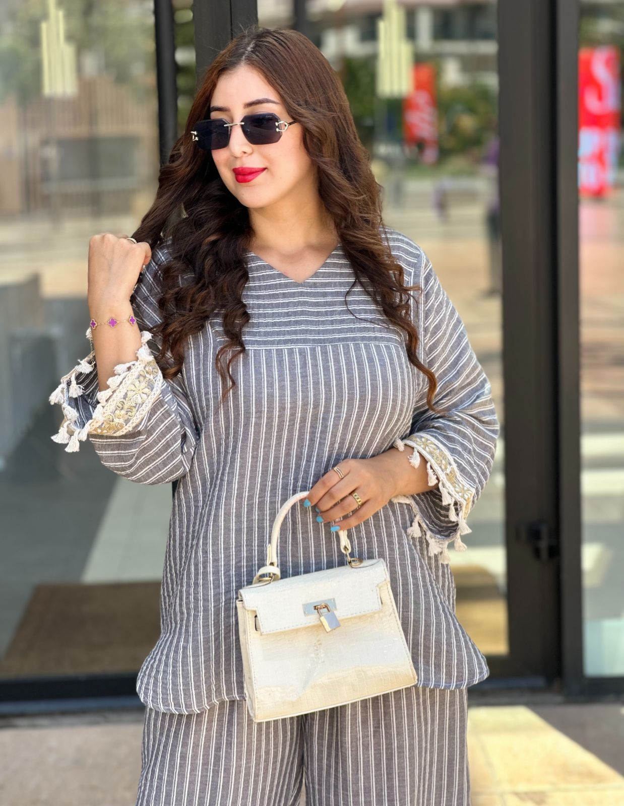 Le Lin جديد أنصومبل تركي 2 بياس ثوب