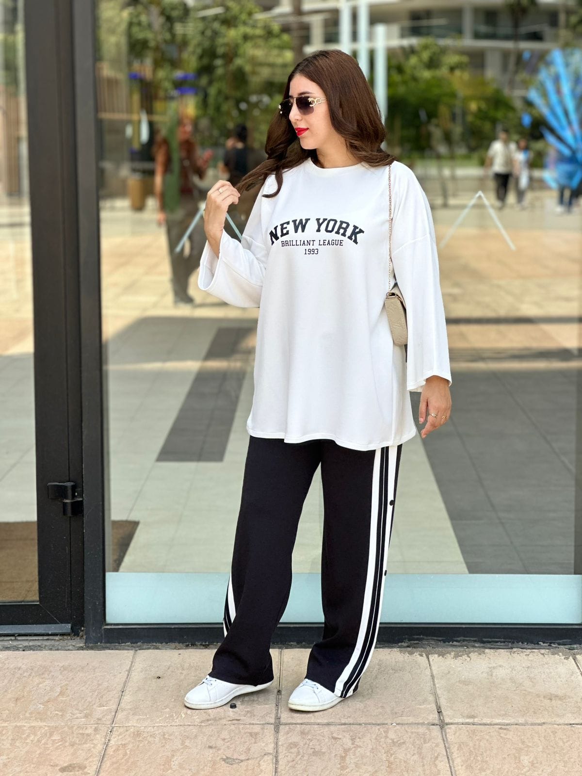 أنصومبل 2 بياس NYC بثوب ليكرا صيفي