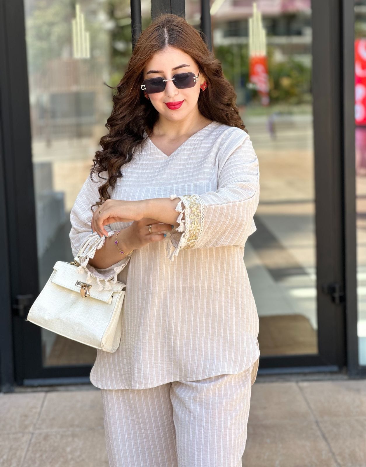Le Lin جديد أنصومبل تركي 2 بياس ثوب