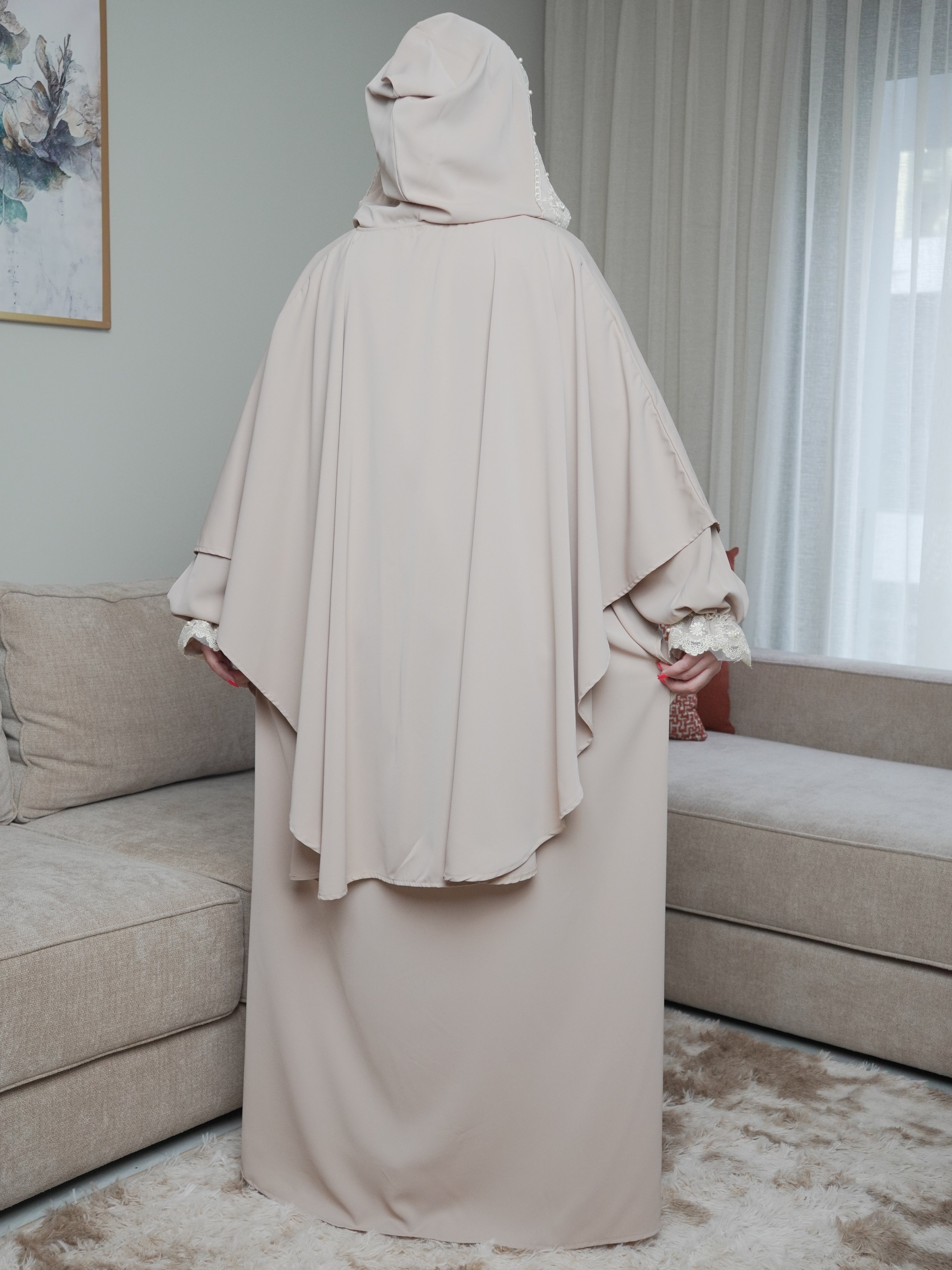 آخر صيحات عباية الصلاة 3 قطع بالسلهام😍