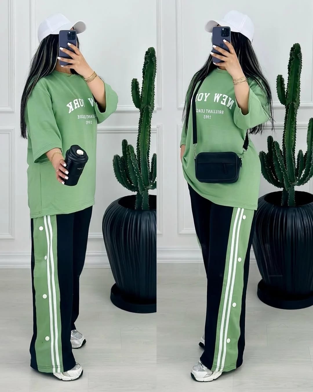 أنصومبل 2 بياس نيو يورك بثوب كريب سكوبا صيفي